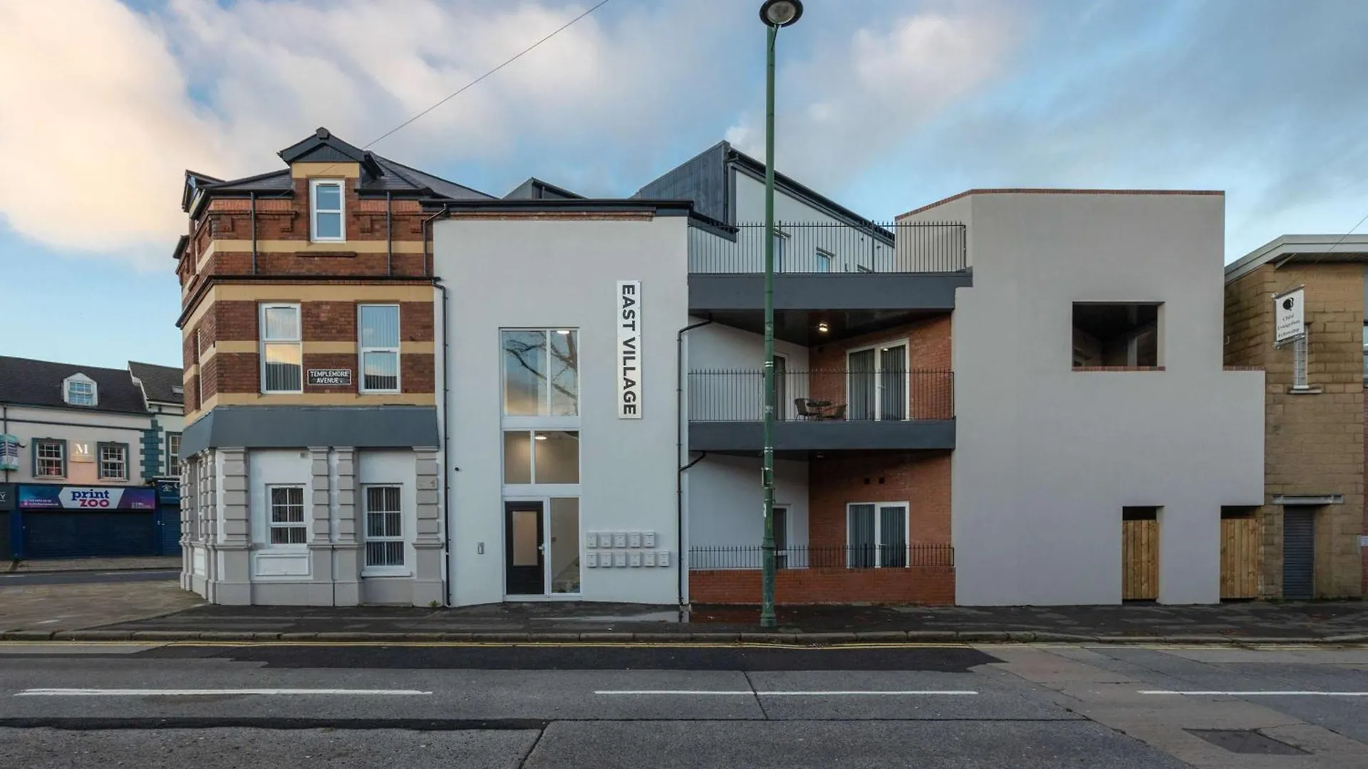 Ferienhaus Stunning 1 Bed Penthouse Apartment In East Village, Belfast - Walk To City Centre, Roof Terrace Großbritannien